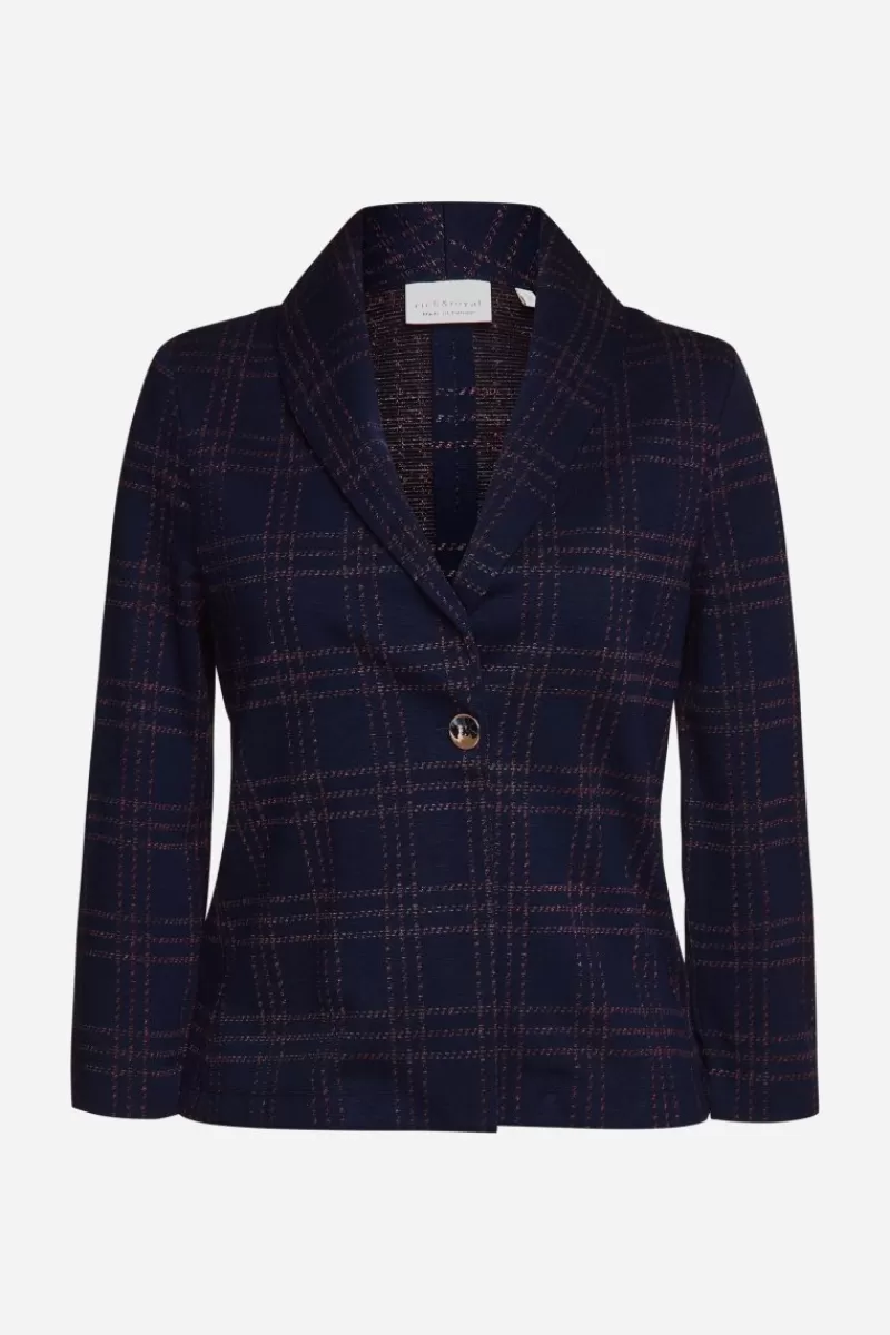 Rich & Royal Blazer Mit Karomuster | Damen Casual Blazer