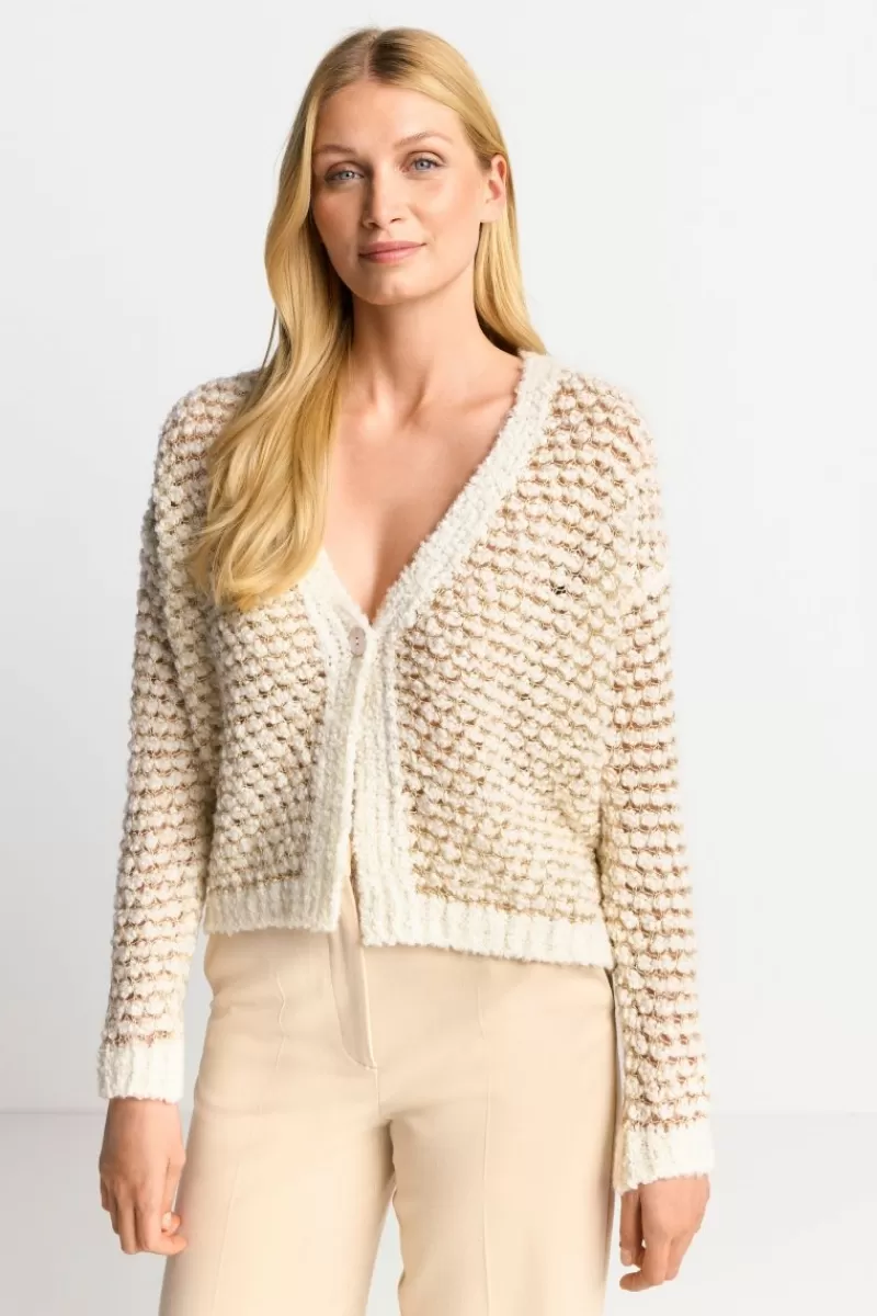 Rich & Royal Cardigan Mit Perlmuttknopf | Damen Cardigans