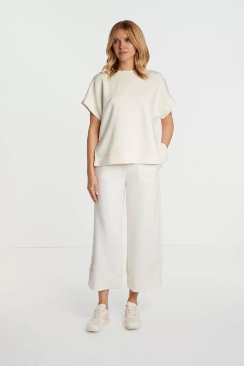 Rich & Royal Culotte Aus Super Softem Jersey | Damen Weite Hosen