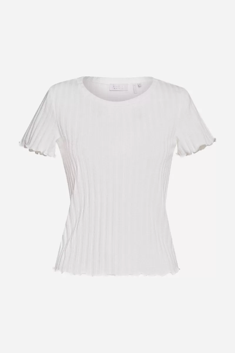 Rich & Royal Figurbetontes Rib-Shirt | Damen T-Shirts