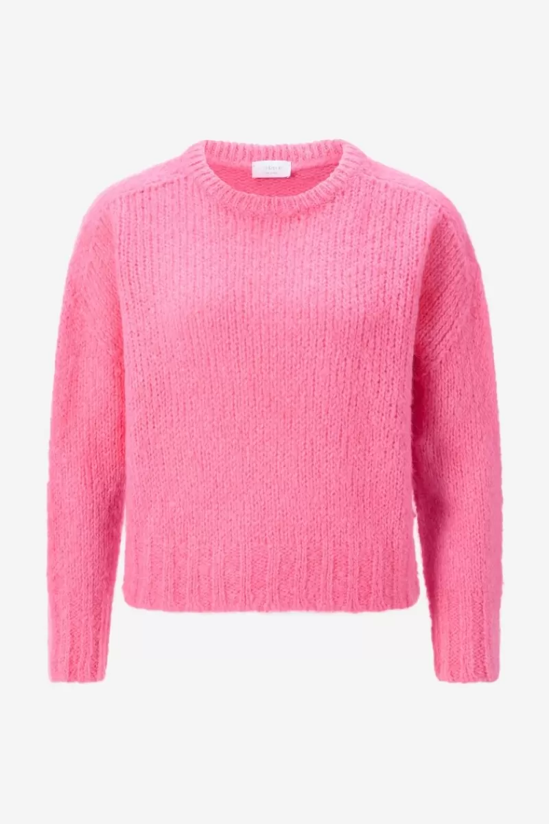 Rich & Royal Grobstrickpullover Mit Rundhalsausschnitt | Damen Pullover