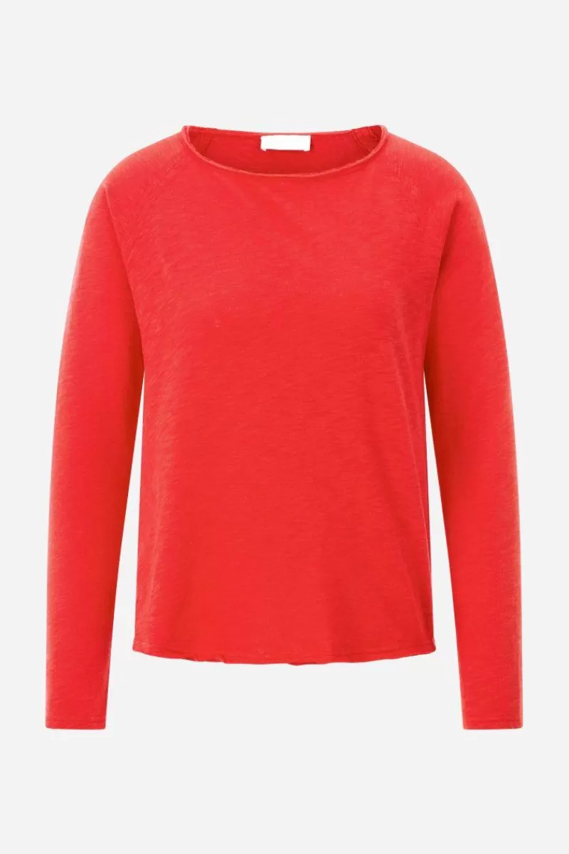 Rich & Royal Longsleeve Aus Baumwolle | Damen Longsleeves