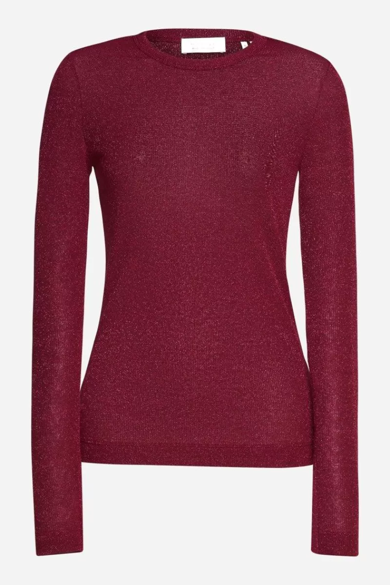 Rich & Royal Longsleeve Mit Glitzereffekt | Damen Longsleeves