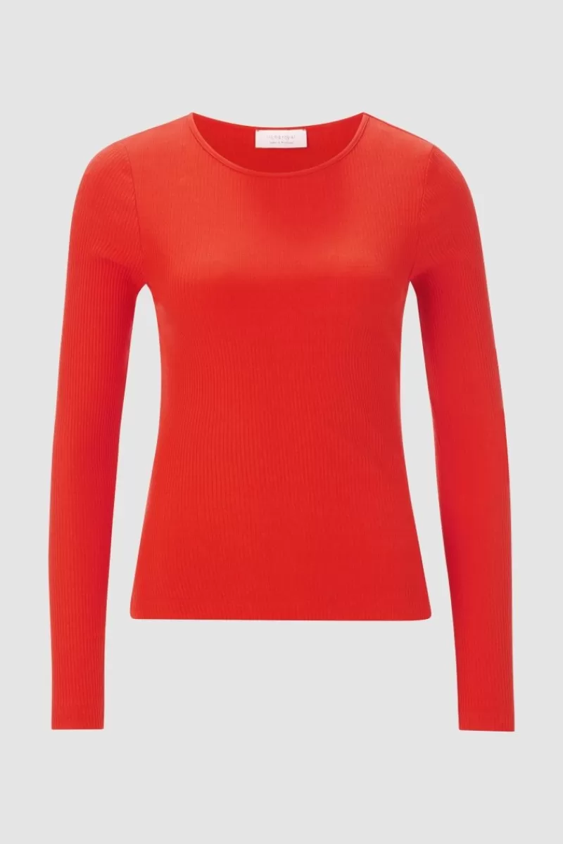 Rich & Royal Rib-Longsleeve | Damen Longsleeves