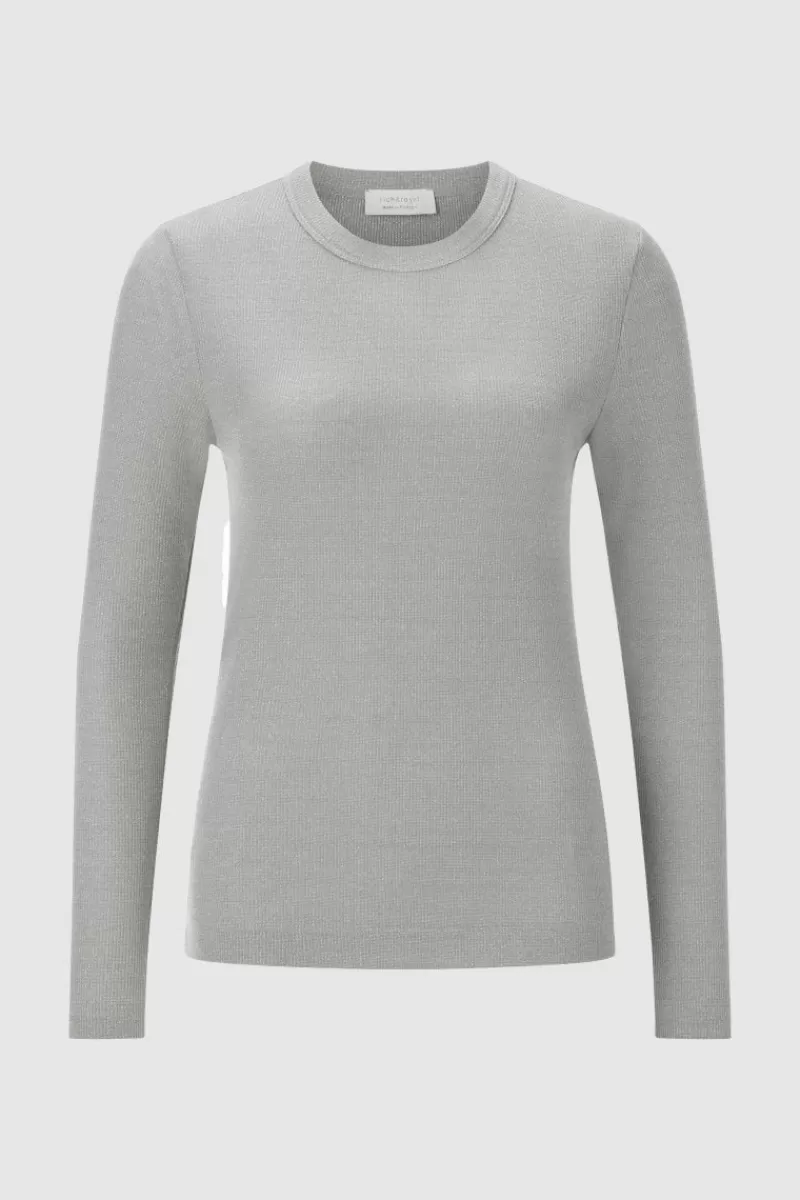 Rich & Royal Rib-Longsleeve | Damen Longsleeves