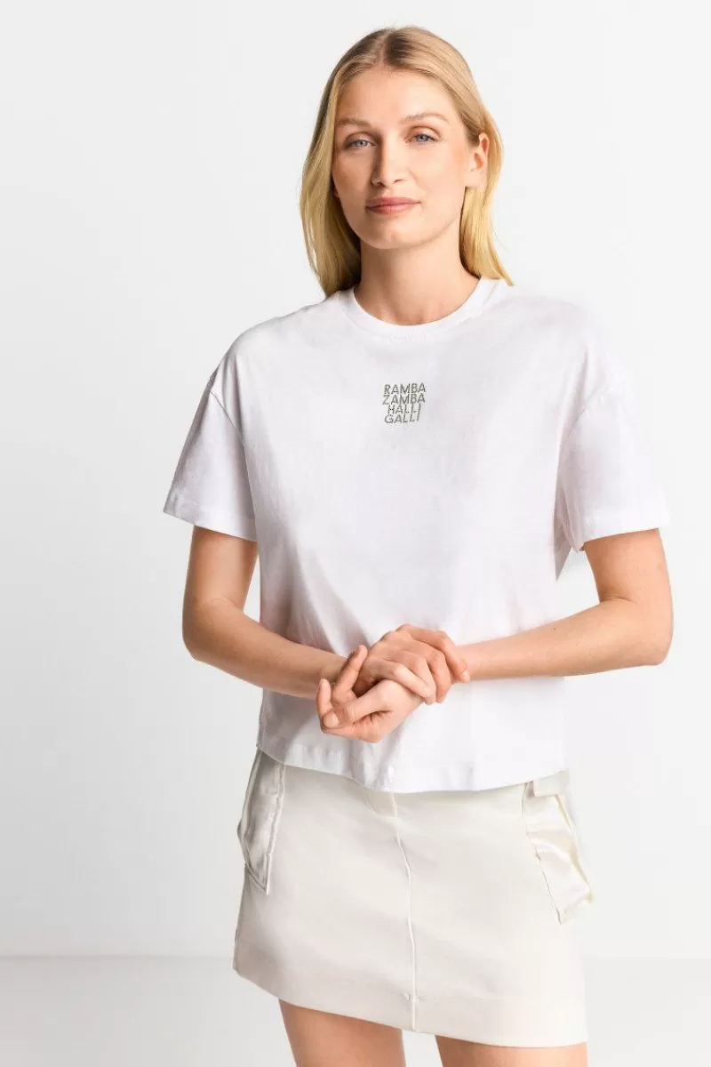 Rich & Royal Statement-Shirt Mit Crew-Neck | Damen T-Shirts