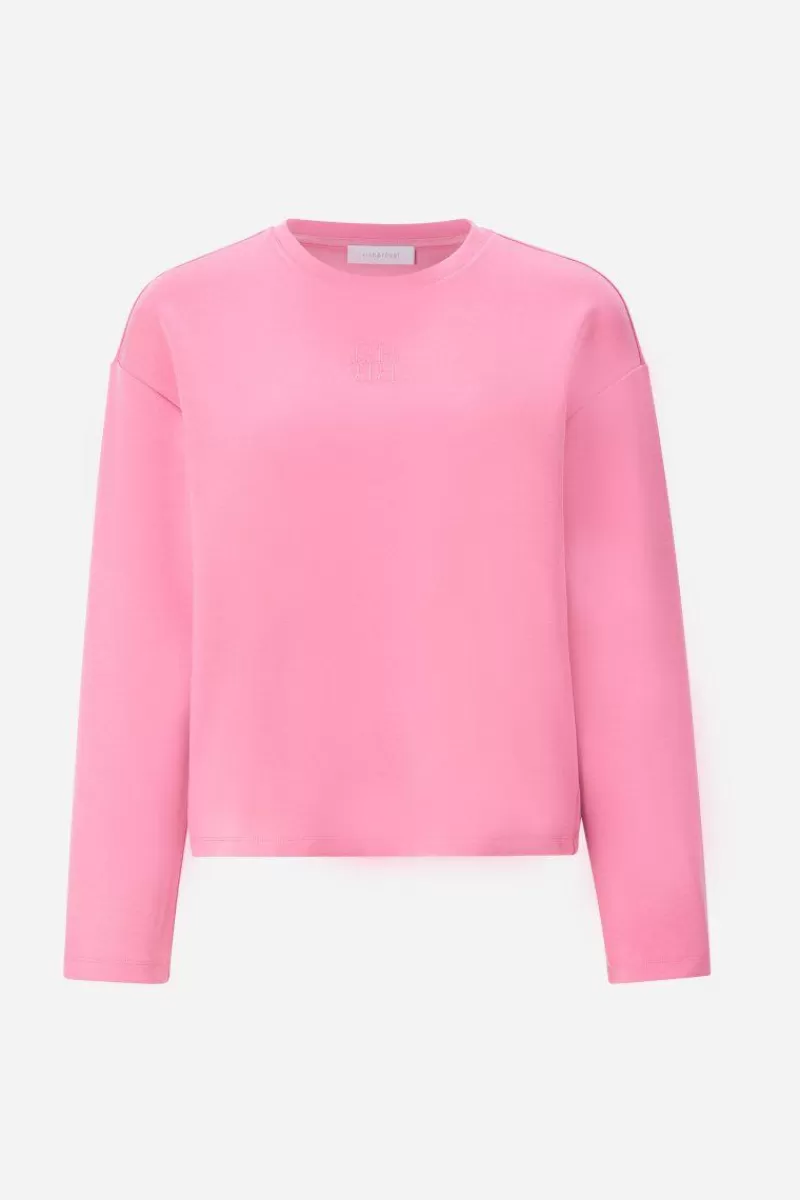 Rich & Royal Sweatshirt Aus Supersoftem Jersey | Damen Sweat