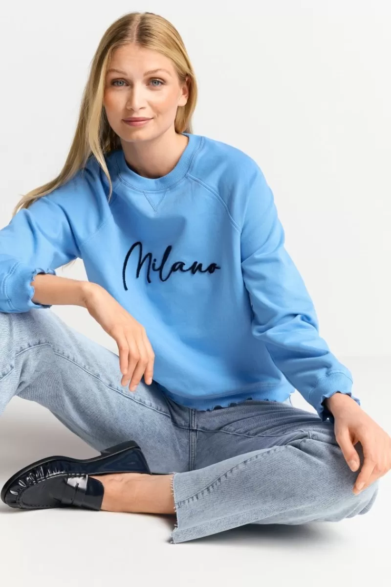 Rich & Royal Sweatshirt Mit Schriftzug | Damen Sweat