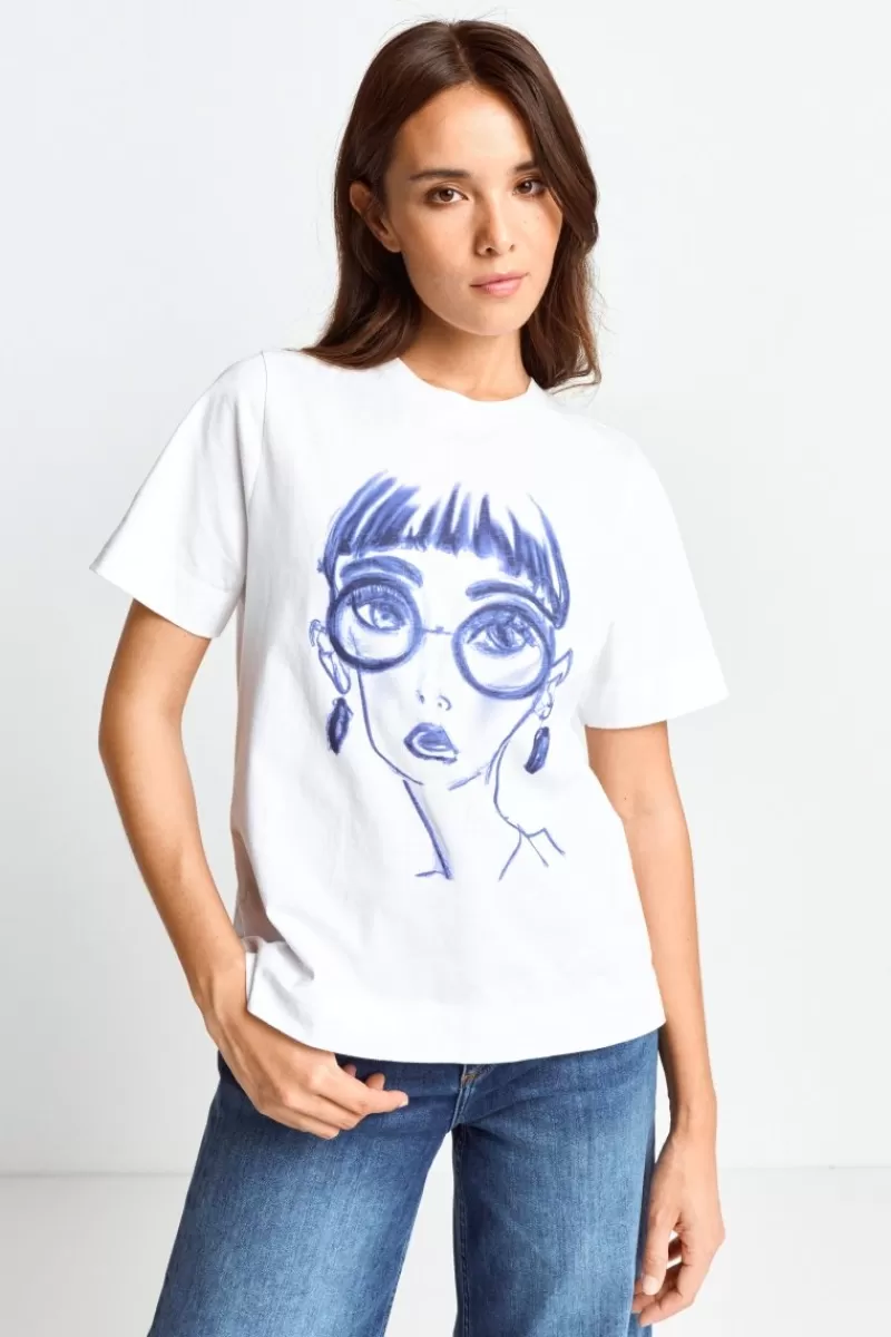 Rich & Royal T-Shirt Mit Fashion-Print | Damen T-Shirts