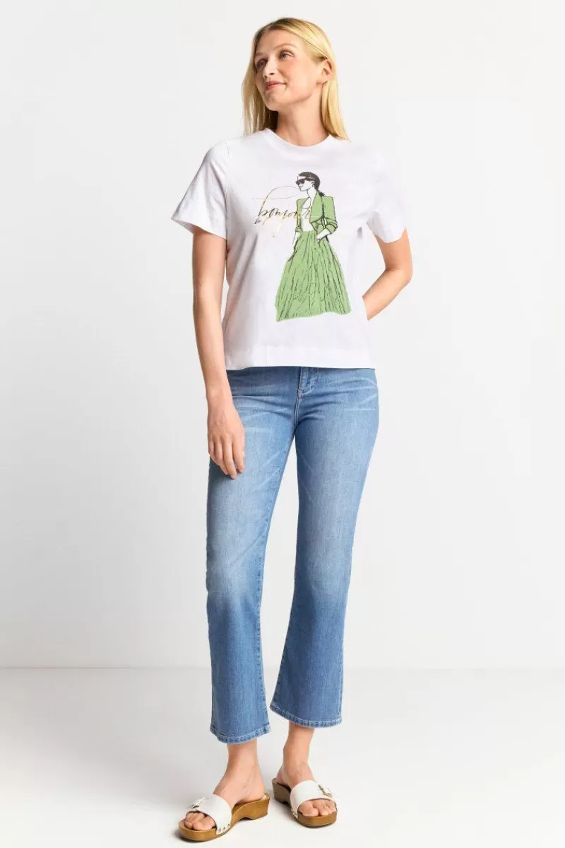 Rich & Royal T-Shirt Mit Illustrations-Print | Damen T-Shirts