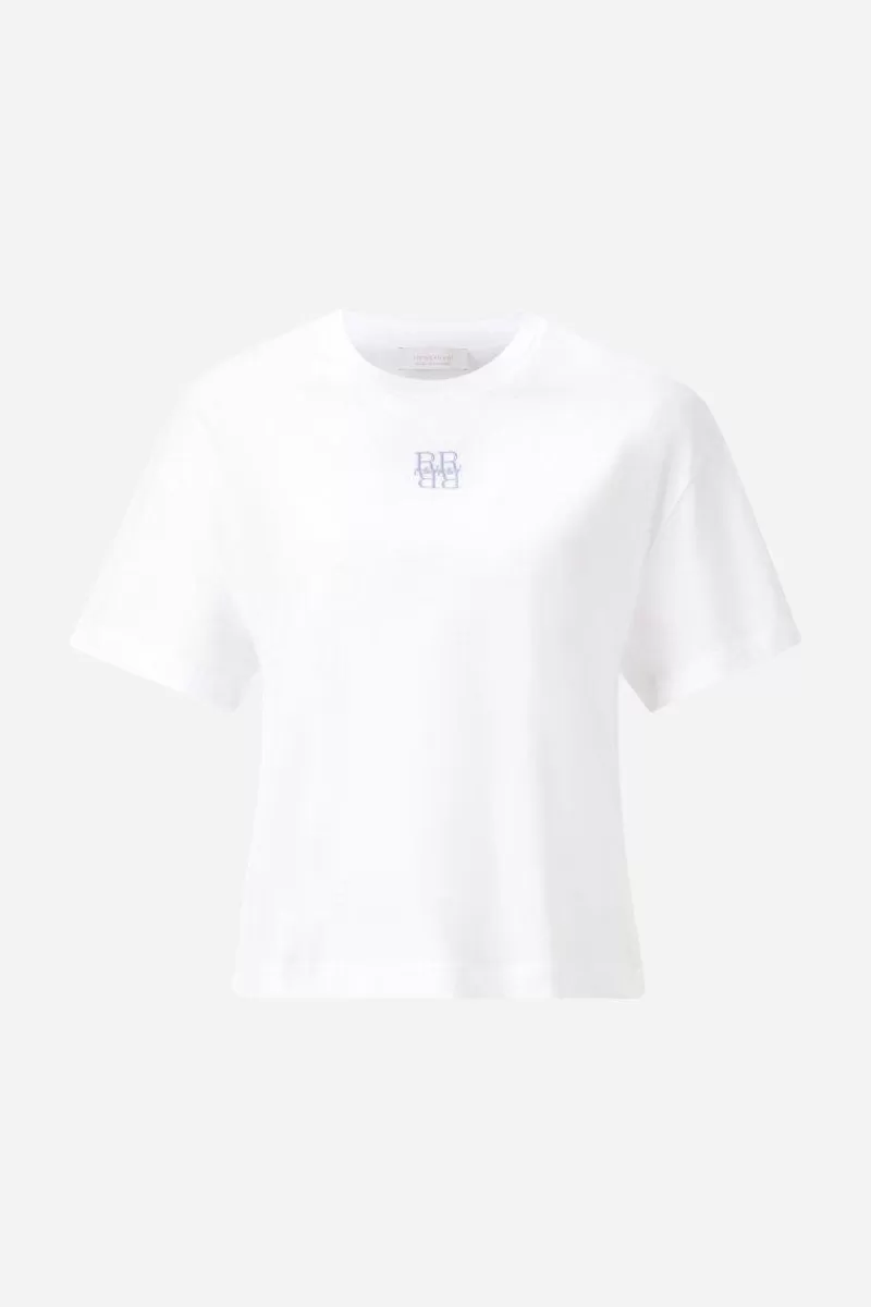 Rich & Royal T-Shirt Mit Logostickerei | Damen T-Shirts