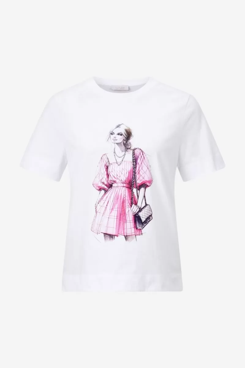 Rich & Royal T-Shirt Mit Strassverzierung | Damen T-Shirts