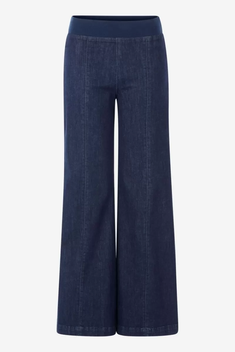 Rich & Royal Wide Leg Denim Mit Elastischem Bund | Damen Wide Leg