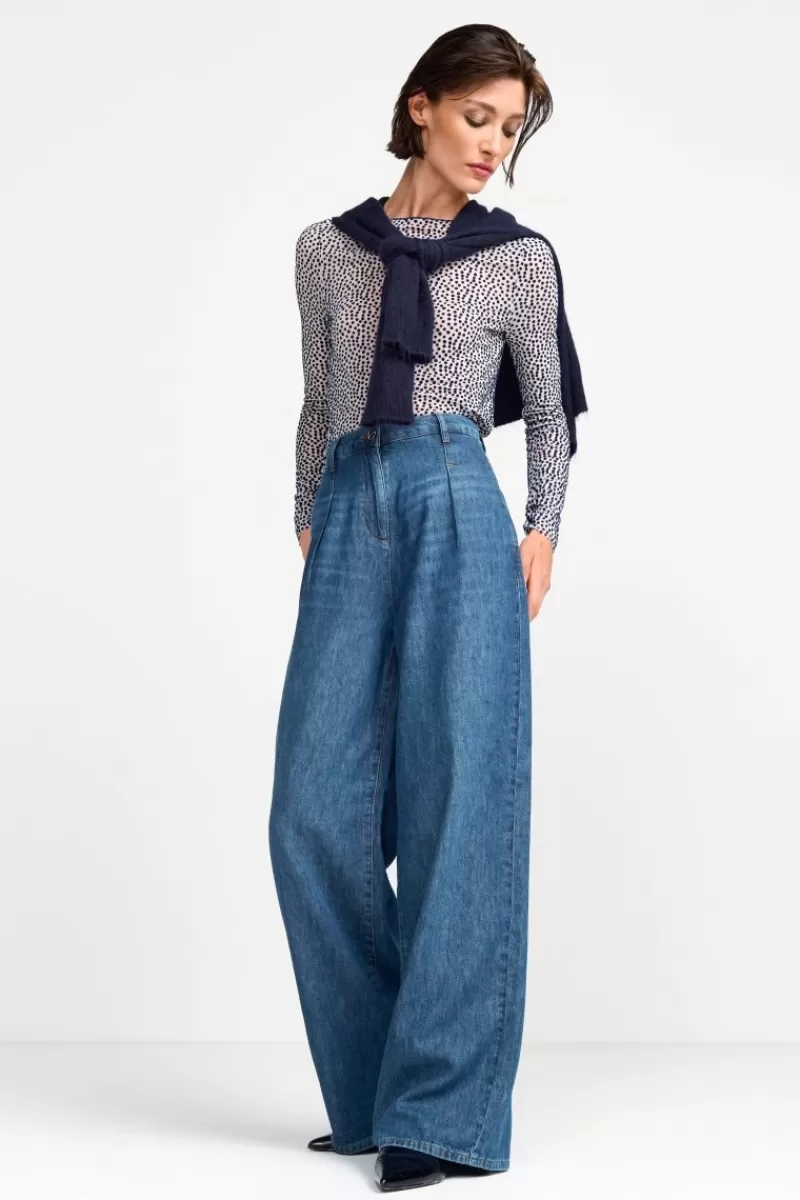 Rich & Royal Wide Leg Denim Mit Hoher Taille | Damen Wide Leg